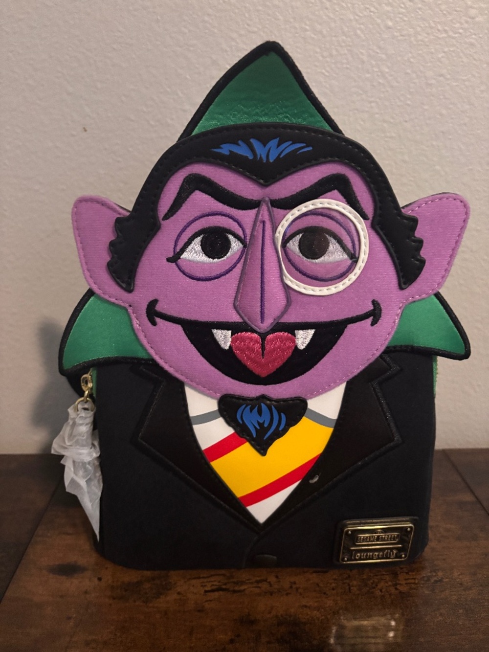 Loungefly Sesame Street The Count backpack